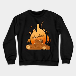 fjallraven - fire of adventure black Crewneck Sweatshirt